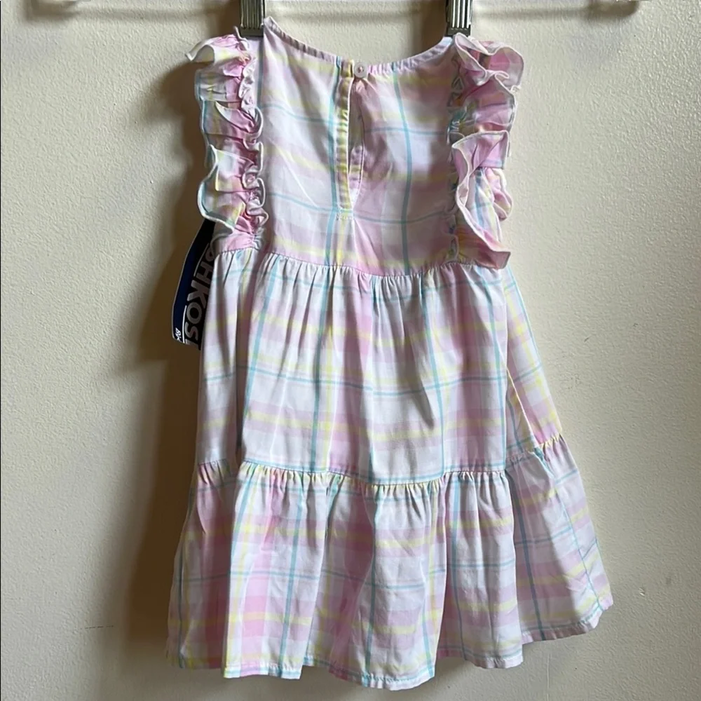 OshKosh B'gosh Pink and White Ruffled Sundress